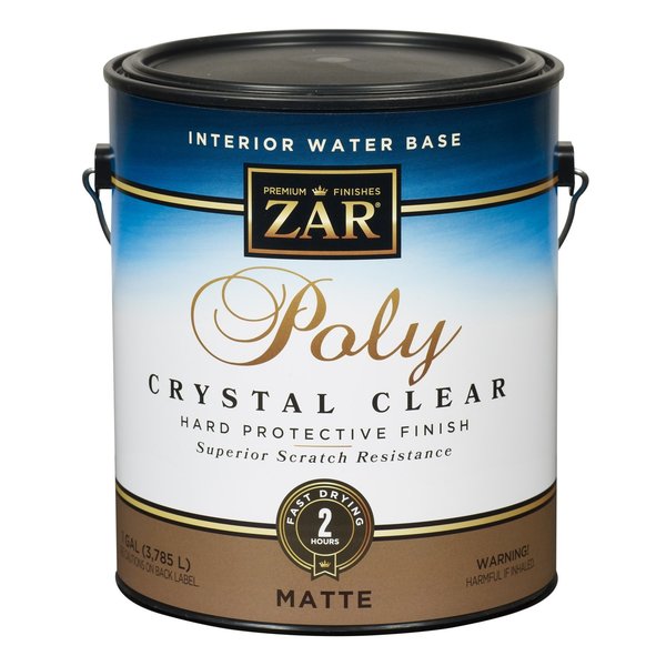 United Gilsonite ZAR Antique Flat Clear Water-Based Polyurethane 1 gal 34413